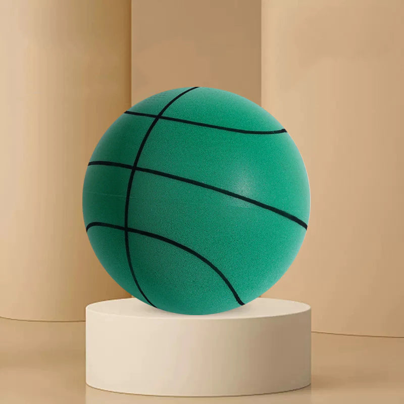 Silent High Density Foam Sports Ball Indoor Mute Basketball Soft Elastic Ball Children Sports Toy Games